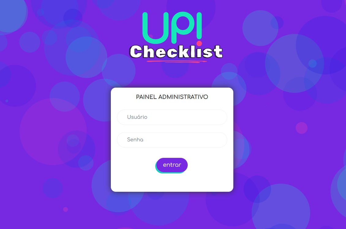 login up checklist
